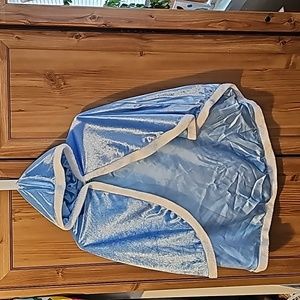 Velvet and Satin Elsa Cape with hood Children 4-8 Years